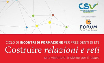  Partecipazione di Gocce nel Deserto al primo degli incontri del ciclo dedicato alla formazione per gli ETS organizzato dal CSV Cosenza - Volontà Solidale