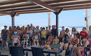 Lezione di Musicoterapia on the beach in collaborazione con UICI