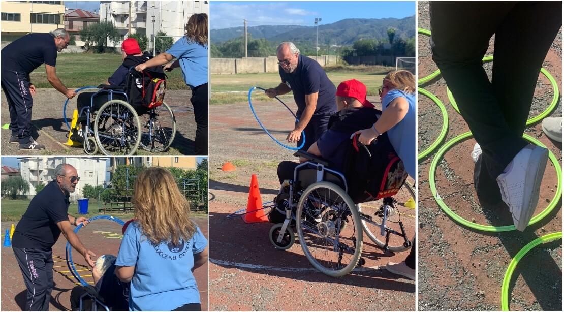 Prima giornata “SPORT PER TUTTI” in collaborazione con ASD Accademy Rossano - Allenatori: Giuseppe Morfù e Rocco Russo - gocce nel deserto