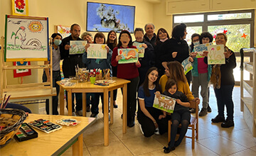Prima lezione di “Arte per tutti”