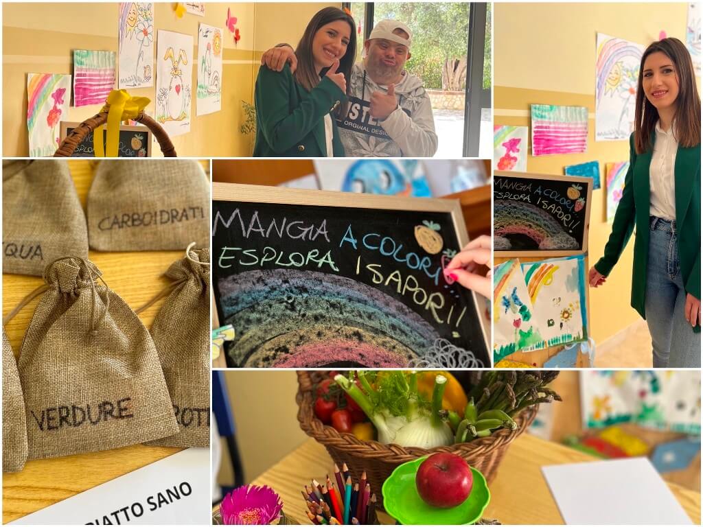 Lezione con Dott.ssa Topazio Biologa Nutrizionista “Mangia a colori, esplora i sapori” - gocce nel deserto