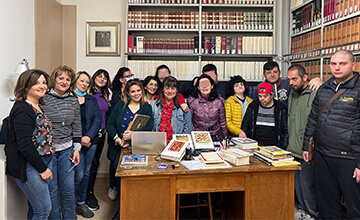 Visita alla Biblioteca Diocesana e Patto per la Lettura