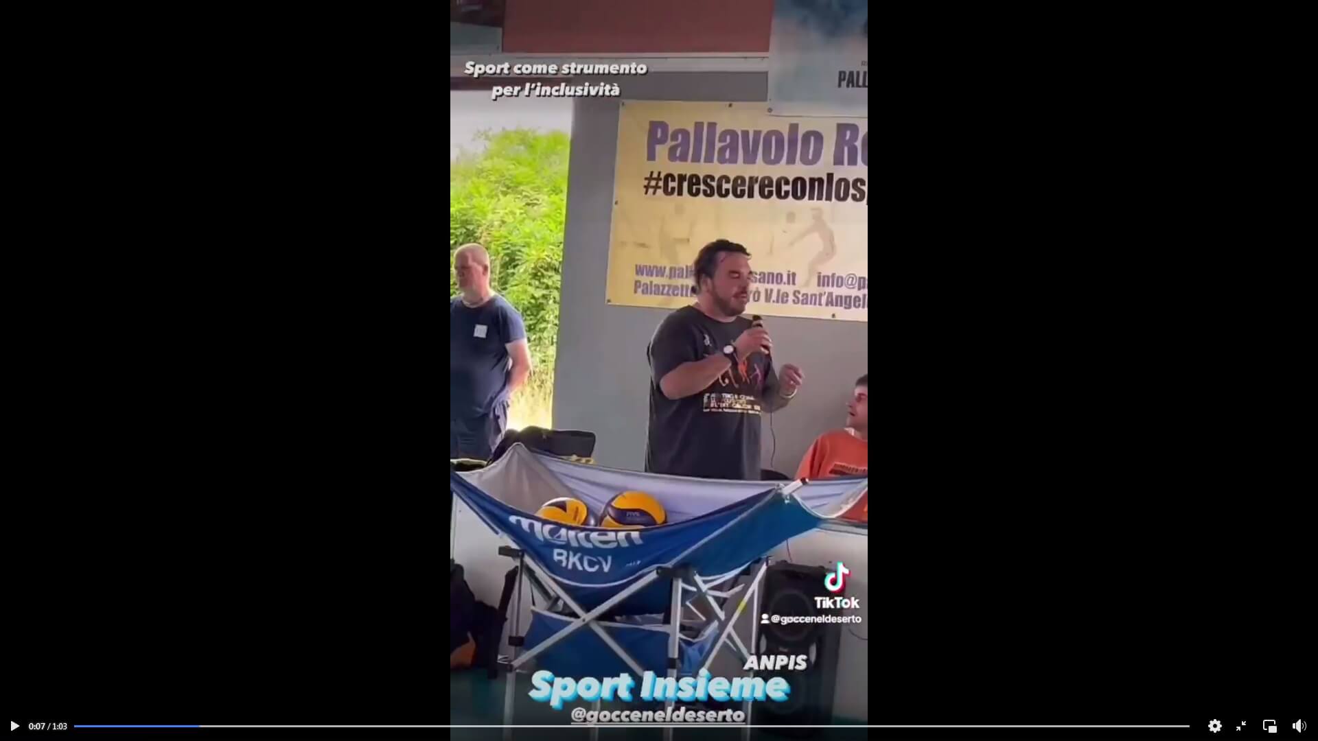“Sport insieme” Giornata di Sport e spettacolo musicale a cura dell’associazione A.N.P.I.S. - gocce nel deserto