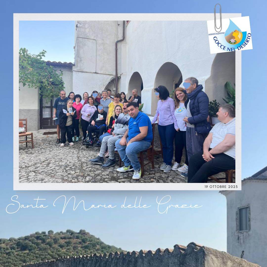 Gocce nel Deserto in visita a Santa Maria delle Grazie - gocce nel deserto