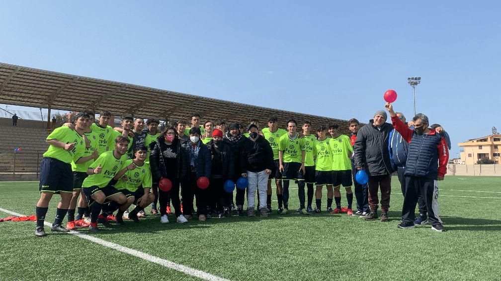 Partecipazione alla partita della ASD ROSSANESE under19  - gocce nel deserto